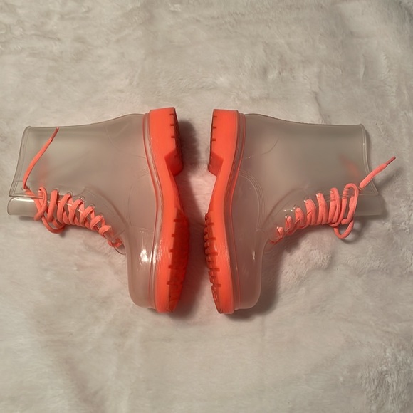 Pink & Clear Workboots - Size 6 - Picture 2 of 9